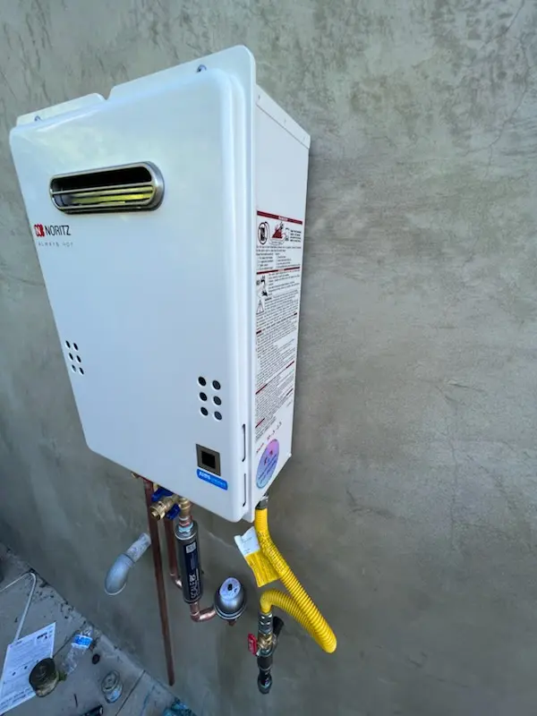 Tankless water heater installation for McClimansville homes