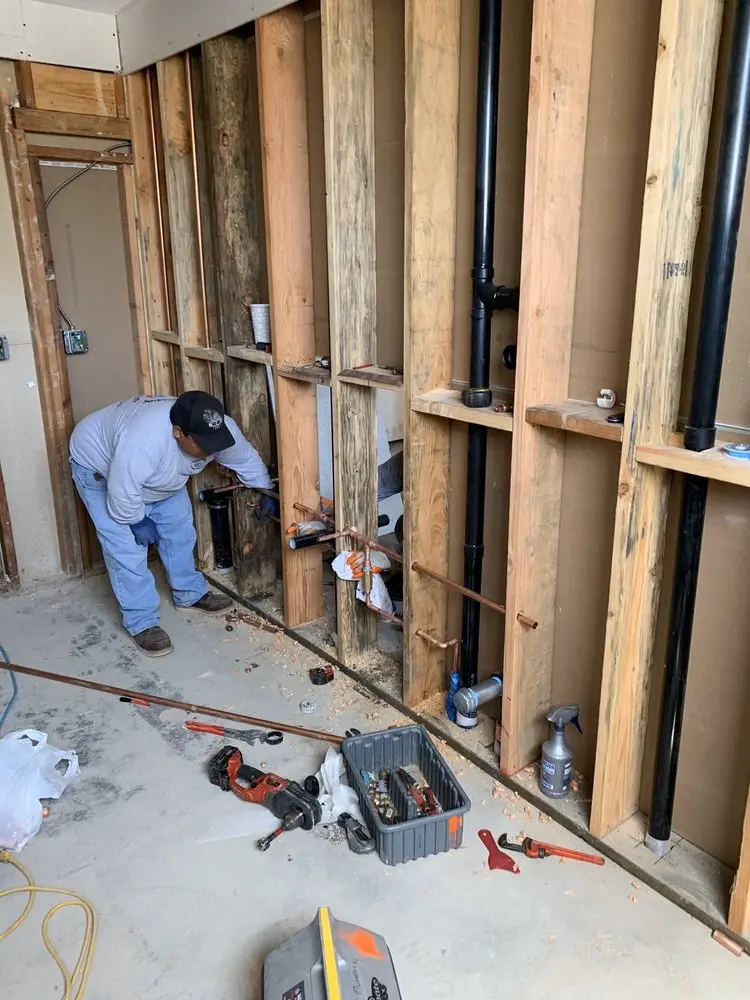 Commercial rough-in plumbing for Trenchless Sewer Repair in McClimansville